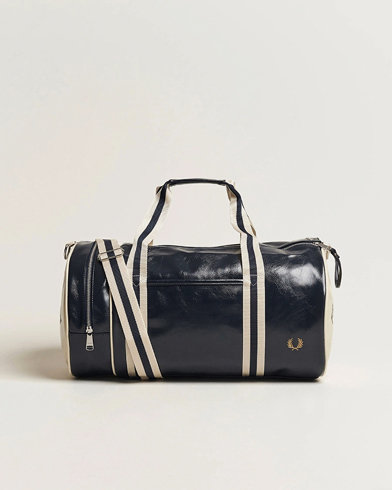 Fred Perry Classic Barrel Bag Navy/Ecru – Blau