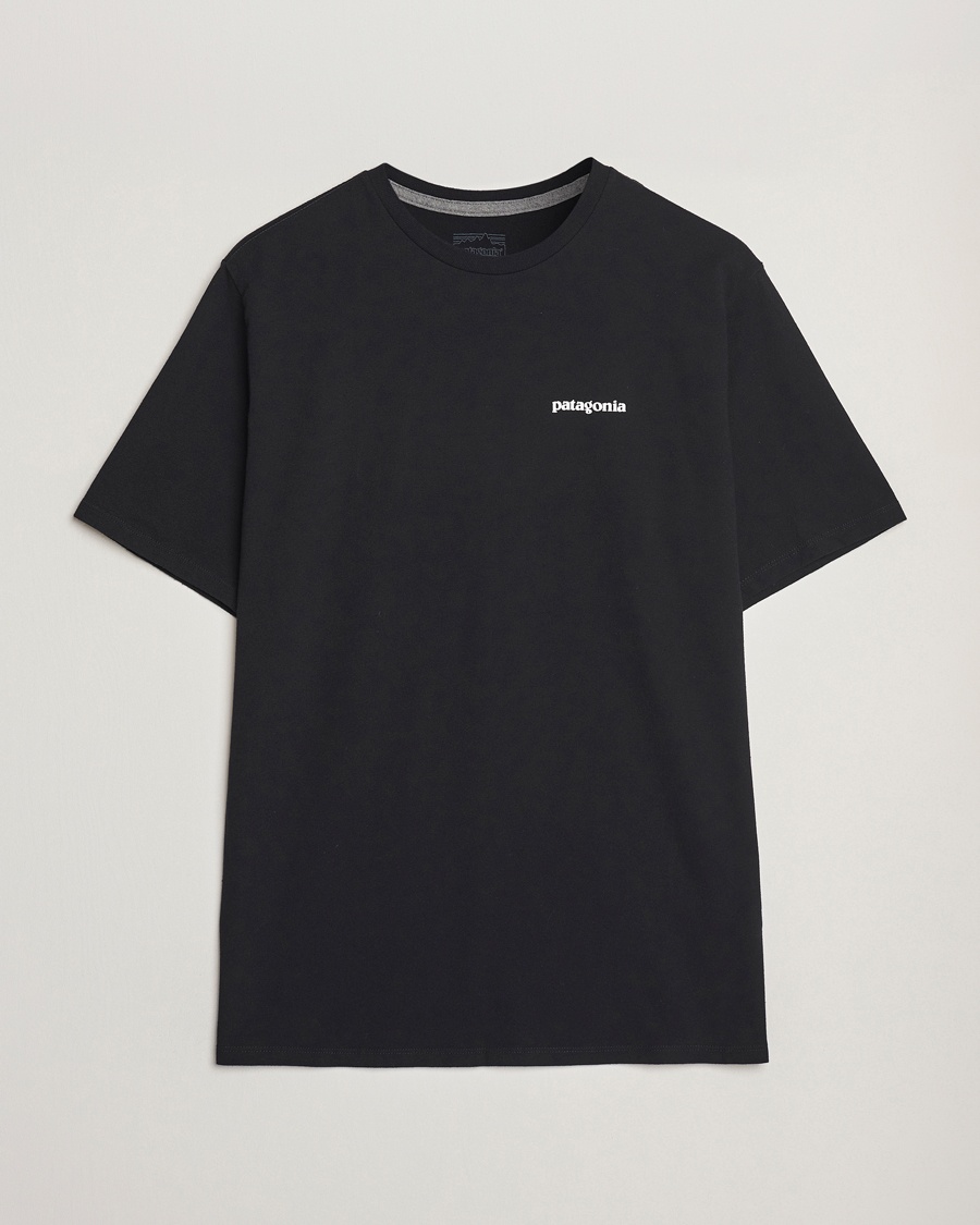 Patagonia P-6 Logo T-Shirt Black – Schwarz