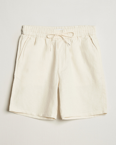 LES DEUX Otto Linen Shorts Ivory – Weiß