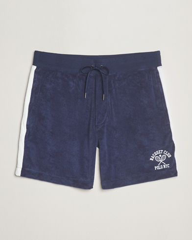 Polo Ralph Lauren Athletic Track Sweat Shorts Newport Navy – Blau