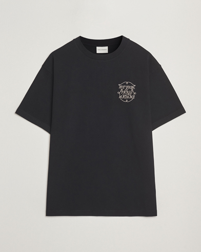 Drôle de Monsieur Slogan Tresses T-Shirt Black – Schwarz