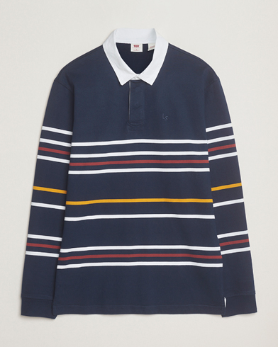 Levi's Union Striped Rugby Sweater Navy Blazer – Blau