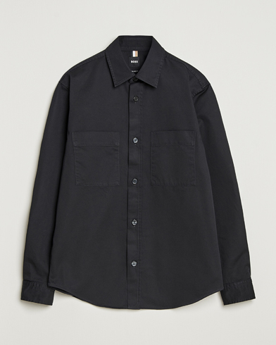 BOSS BLACK Owen Overshirt Black – Schwarz