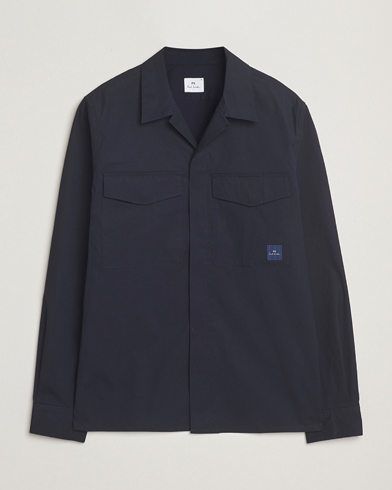 PS Paul Smith Patch Pocket Overshirt Navy – Blau