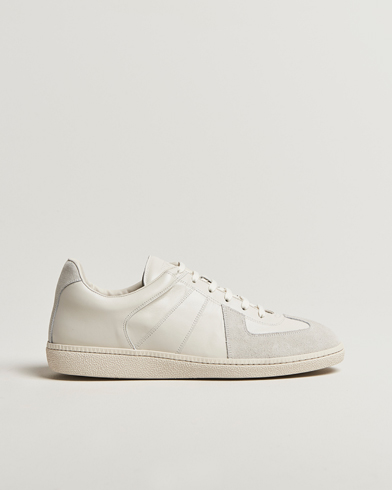 Sweyd Nappa/Suede Army Trainer White – Weiß