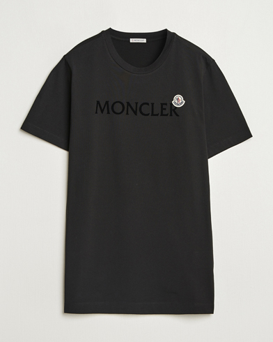Moncler Lettering Logo T-Shirt Black – Schwarz