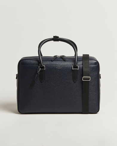 Smythson Ludlow 48 Hours Travel Bag Navy – Blau