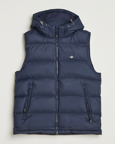 GANT The Active Cloud Vest Evening Blue – Blau
