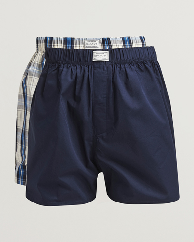 GANT 2-Pack Boxer Shorts Marine – Blau