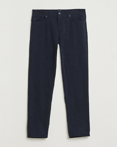 BOSS BLACK Re.Maine Corduroy 5-Pocket Pants Dark Blue – Blau