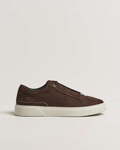 BOSS CAMEL Gary Nubuck Sneaker Dark Brown – Braun