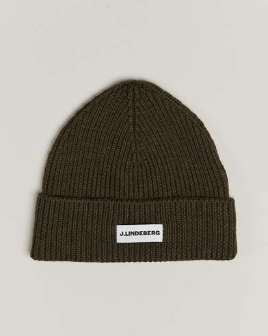 J.Lindeberg Juan Merino Beanie Forest Green – Grün