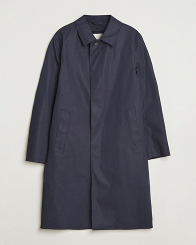 Mackintosh Dunkeld Car Coat Navy – Blau