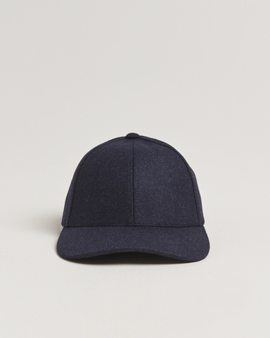 Varsity Headwear Flannel Baseball Cap Dark Navy – Blau