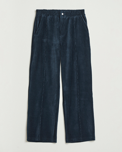 OAS Ander Corduroy Pants Black – Blau