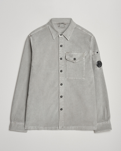 C.P. Company Corduroy Lens Overshirt Grey – Grau