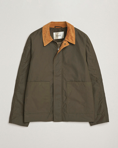 Forét Aspen Oilskin Jacket Army – Grün