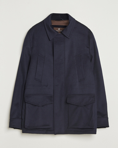 Oscar Jacobson Traveler Wool Jacket Navy – Blau