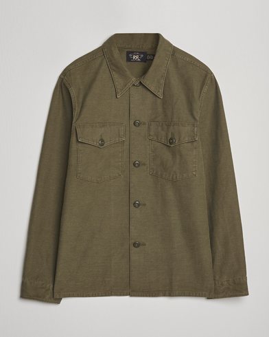 RRL Regiment Overshirt Olive – Grün