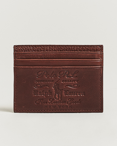 Polo Ralph Lauren Washed Heritage Card Case British Tan – Mehrfarbig