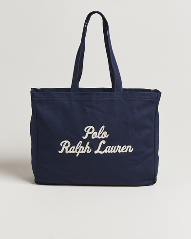 Polo Ralph Lauren Canvas Logo Tote Bag Newport Navy – Blau
