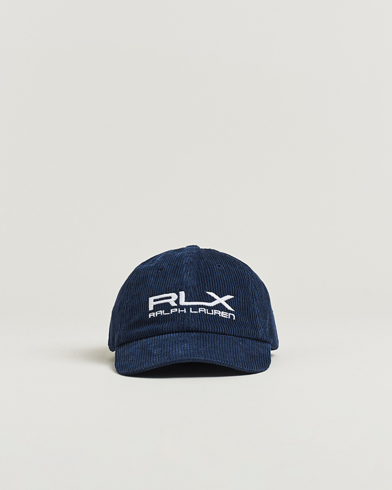 RLX Ralph Lauren Corduroy Cap Refined Navy – Blau