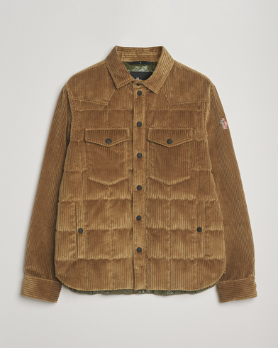Moncler Grenoble Gelt Corduroy Shirt Jacket Brown – Braun