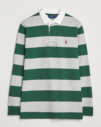 Polo Ralph Lauren Jersey Striped Rugger Vintage Pine/Andover Heather – Grau