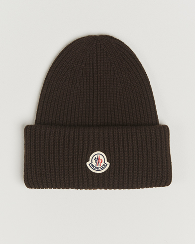 Moncler Cashmere Beanie Brown – Braun
