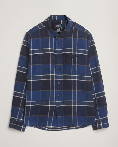 Patagonia Fjord Flannel Shirt Cycles – Blau