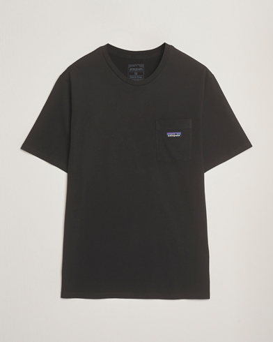 Patagonia Daily Pocket T-Shirt Black – Schwarz