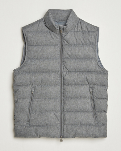 Save The Duck Italo Padded Flannel Vest Mid Grey Melange – Grau