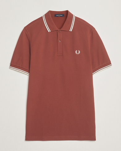 Fred Perry Twin Tipped Polo Shirt Whiskey Brown – Braun