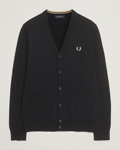 Fred Perry Classic Cardigan Black – Schwarz