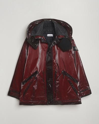 Stone Island Short Ripstop Detachable Inner Parka Burgundy – Rot