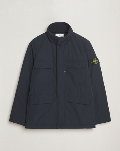 Stone Island Micro Twill Padded Field Jacket Black – Schwarz