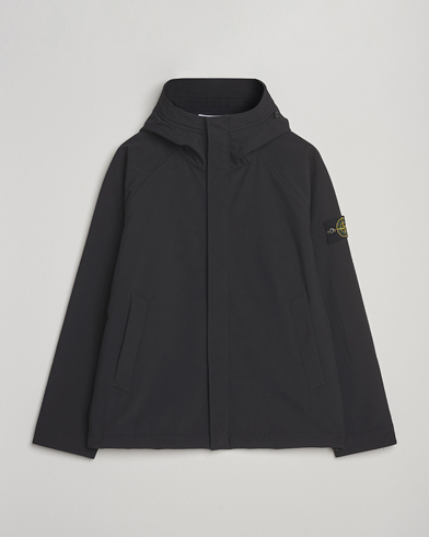 Stone Island Soft Shell Lined Short Parka Black – Schwarz