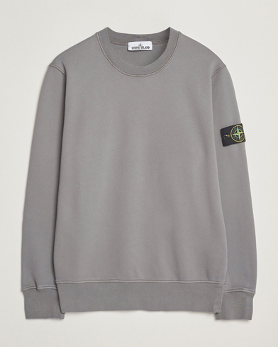 Stone Island Garment Dyed Fleece Sweatshirt Cement – Grau