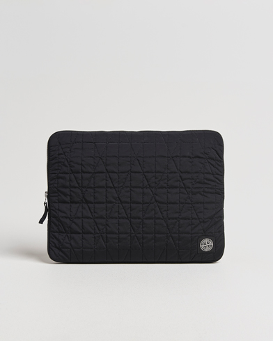 Stone Island Quilted Nylon Metal Laptop Case Black – Schwarz