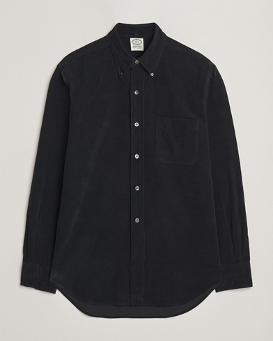 Kamakura Shirts Vintage Ivy Needle Cord Shirt Black – Schwarz