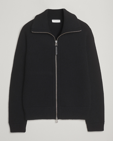 Tiger of Sweden Niall Heavy Wool Full Zip Black – Schwarz