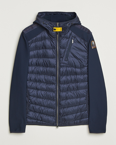 Parajumpers Nolan Warm Up Hybrid Hooded Jacket Blue Navy – Blau