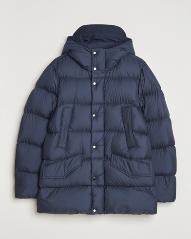 Woolrich Cloud Davis Parka Melton Blue – Blau