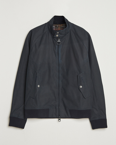 Baracuta Barbour x Porton Waxed Jacket Navy – Blau