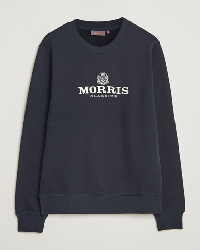Morris Brian Logo Sweatshirt Navy – Blau