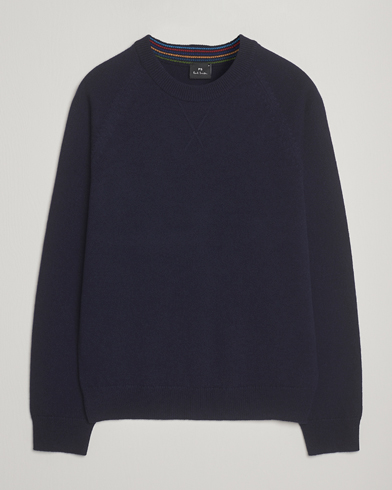 PS Paul Smith Merino Knitted Sweater Blue – Blau