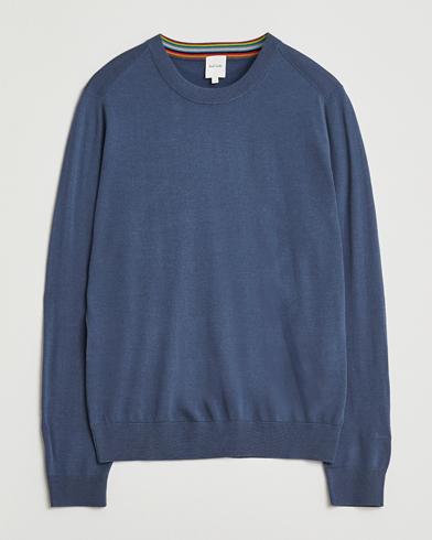 Paul Smith Merino Knitted Sweater Blue – Blau