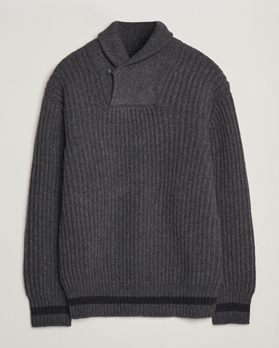 Filson Bristol Shawl Neck Sweater Grey – Grau
