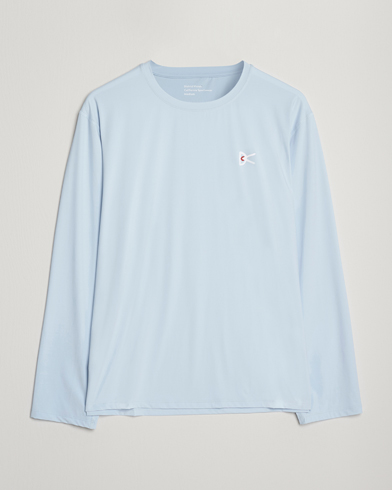 District Vision Lightweight Long Sleeve T-Shirt Frost – Blau