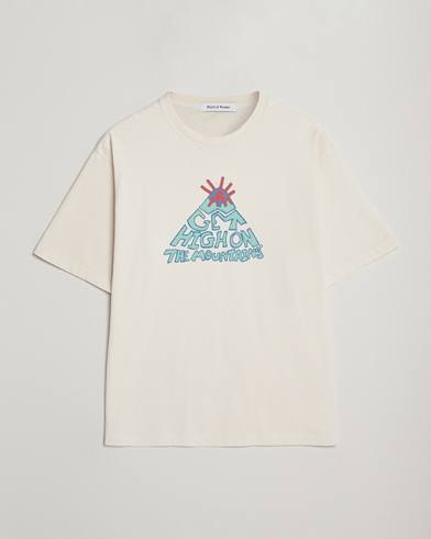 District Vision California Cotton T-Shirt Vintage White – Weiß